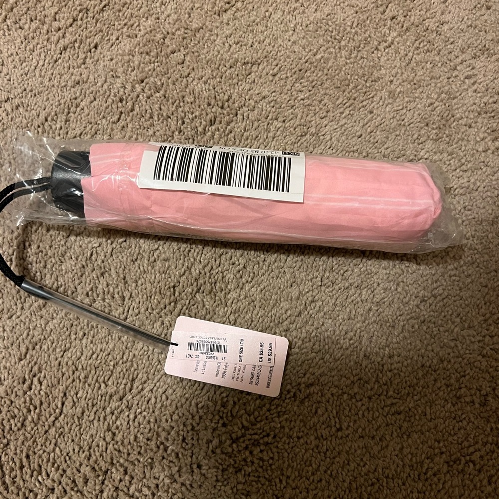 Victoria's Secret Pink Travel Umbrella